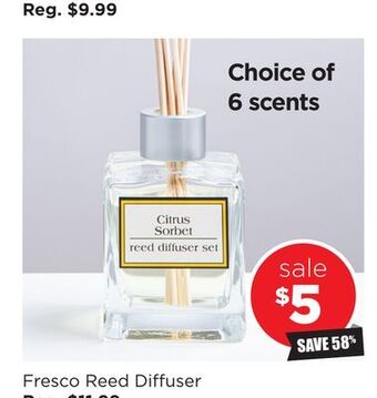 Kitchen Stuff Plus Fresco reed diffuser offer