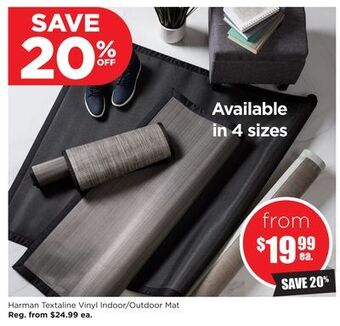 Kitchen Stuff Plus Harman textaline vinyl indoor/outdoor mat offer