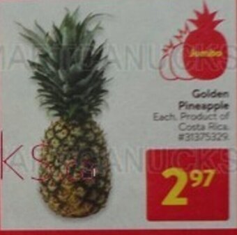 Walmart Golden pineapple offer