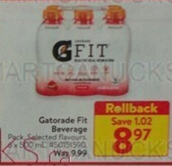 Walmart Gatorade Fit Beverage offer