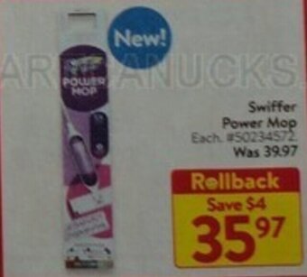 Walmart Swiffer Power Mop offer