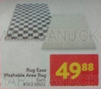Walmart Rug Ease Washable Area Rug offer