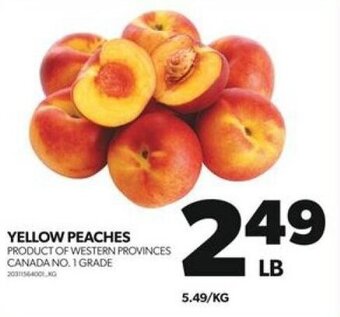 Real Canadian Superstore YELLOW PEACHES offer