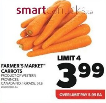 Real Canadian Superstore FARMER'S MARKET CARROTS offer