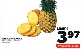 Real Canadian Superstore WHOLE PINEAPPLE offer