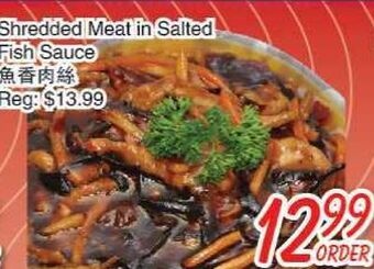 Foody Mart Shredded meat in salted fish sauce offer