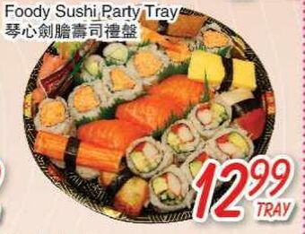 Foody Mart Foody sushi party tray offer