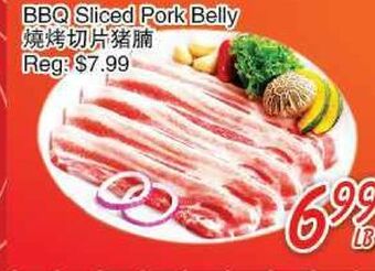Foody Mart Bbq sliced pork belly offer