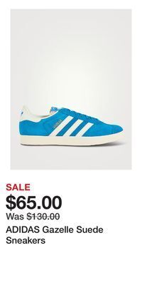 Holt Renfrew Adidas gazelle suede sneakers offer