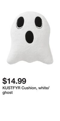 KUSTFYR Cushion, white/ghost, 12 - IKEA