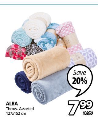 JYSK Alba throw offer