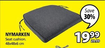 JYSK Nymarken seat cushion offer