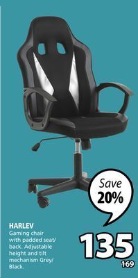 JYSK Harlev gaming chair offer
