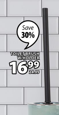 JYSK Vanesha toilet brush w/holder offer
