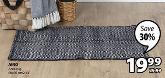 JYSK Aino area rug offer