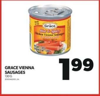 Real Canadian Superstore GRACE VIENNA SAUSAGES 130 G offer