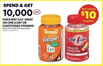 Real Canadian Superstore ONE A DAY OR FLINTSTONES VITAMINS offer