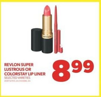 Real Canadian Superstore REVLON SUPER LUSTROUS OR COLORSTAY LIP LINER offer