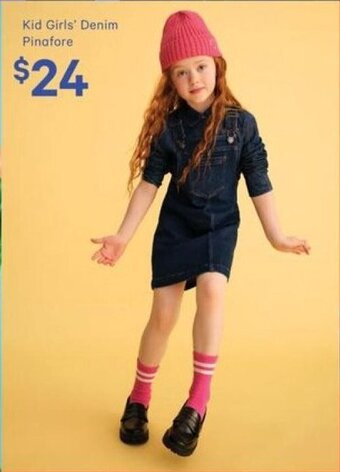 Real Canadian Superstore Kid Girls' Denim Pinafore offer