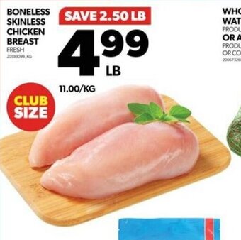 Real Canadian Superstore BONELESS SKINLESS CHICKEN BREAST offer