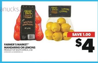 Real Canadian Superstore FARMER'S MARKET MANDARINS OR LEMON, 2 LB offer
