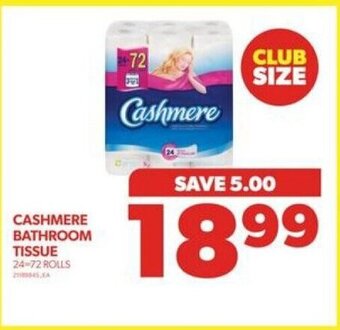 Real Canadian Superstore CASHMERE BATHROOM TISSUE 24-72 ROLLS offer