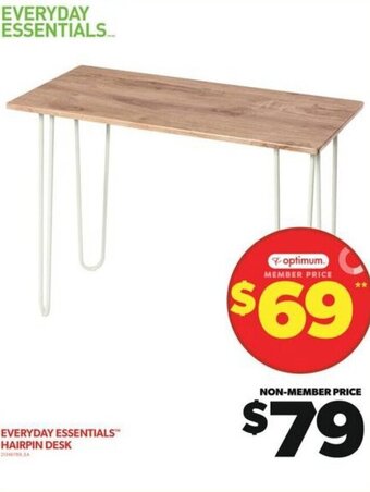 Real Canadian Superstore EVERYDAY ESSENTIALS™ HAIRPIN DESK offer