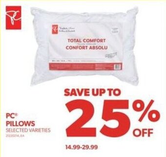 Real Canadian Superstore PC PILLOWS offer