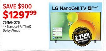2001 Audio Video Lg 4k nanocell ai thinq dolby atmos offer