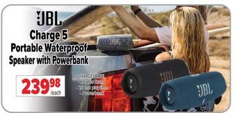 2001 Audio Video Jbl charge 5 portable waterproof speaker with powerbank offer