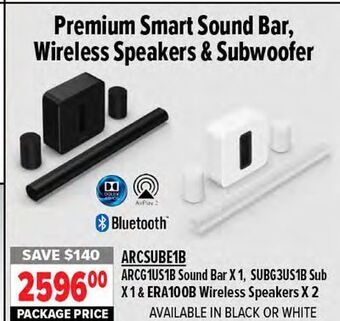 2001 Audio Video Premium smart sound bar, wireless speakers & subwoofer offer