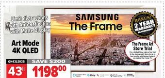 2001 Audio Video Samsung the frame offer