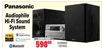2001 Audio Video Panasonic audiophile hi-fi sound system offer