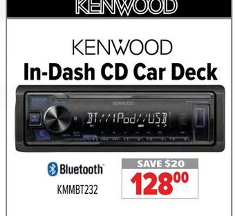 2001 Audio Video Kenwood in-dash cd car deck offer