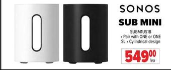 2001 Audio Video Sonos sub mini offer