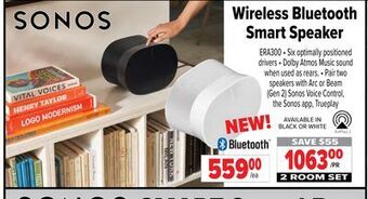 2001 Audio Video Sonos wireless bluetooth smart speaker offer