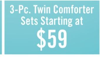 The Brick 3-pc. twin comforter sets offer