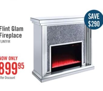 The Brick Flint glam fireplace offer