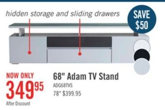 The Brick Adam 68 tv stand - grey offer