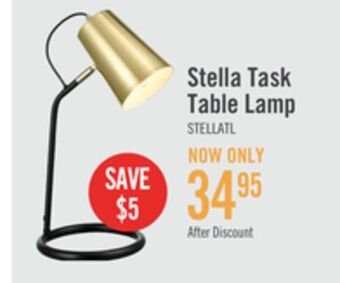 The Brick Stella desk/task lamp offer