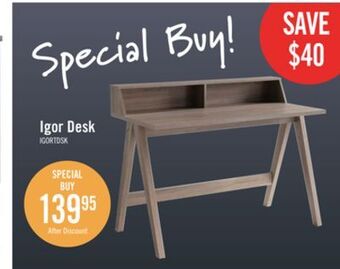 The Brick Igor desk offer