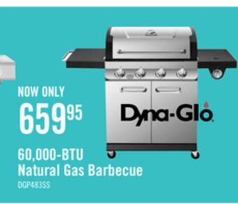 The Brick Dyna-glo 60,000 btu natural gas barbecue - dgp483ssn offer