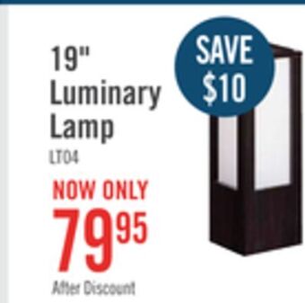 The Brick Luminary table lamp offer