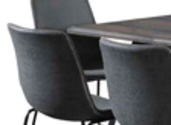 The Brick Amos 7-piece dining package with tess chairs - grey offer