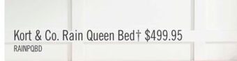 The Brick Rain queen platform bed - pink offer