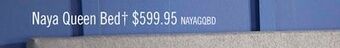 The Brick Naya queen bed offer