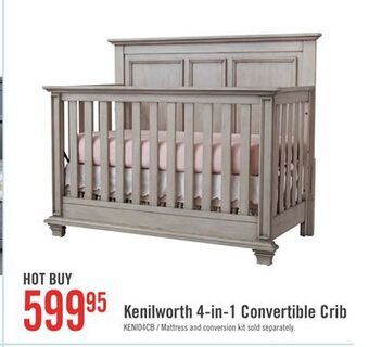 The Brick Kenilworth 4-in-1 convertible crib offer