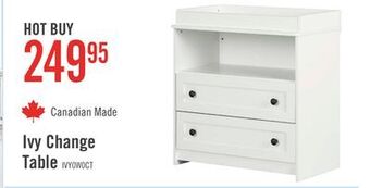 The Brick Ivy changing table offer