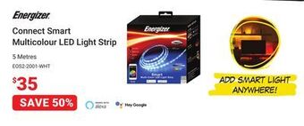 Visions Electronics Energizer connect smart multicolour led light strip offer