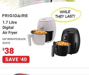 Visions Electronics Frigidaire 1.7 litre digital air fryer offer
